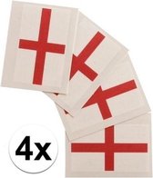 4x Landen vlag tattoos Engeland