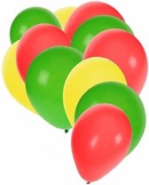 30x Ballonnen in Boliviaanse kleuren