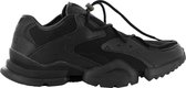 Reebok Classic Run R 96 - Heren Sneakers Sportschoenen Schoenen Zwart CN4605 - Maat EU 45.5 UK 11