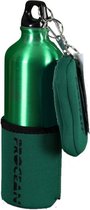 Aluminium fles 750 ml set groen/groen