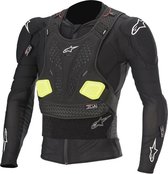 Alpinestars Bionic Pro V2 Black Yellow Fluo Textile Motorcycle Jacket L