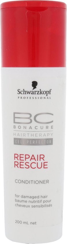 Schwarzkopf Repair Rescue Conditioner - 200 Ml, Intensiv Pflegend Für Geschädigtes & Coloriertes Haar