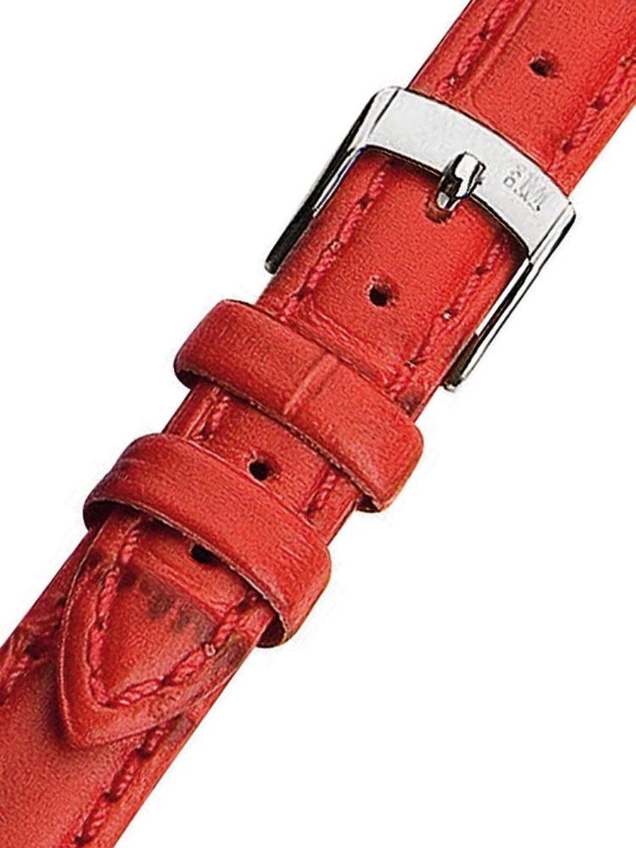 Morellato Horlogebandje - Morellato horlogeband X2269 Bolle - leer - Rood - bandbreedte 18.00 mm
