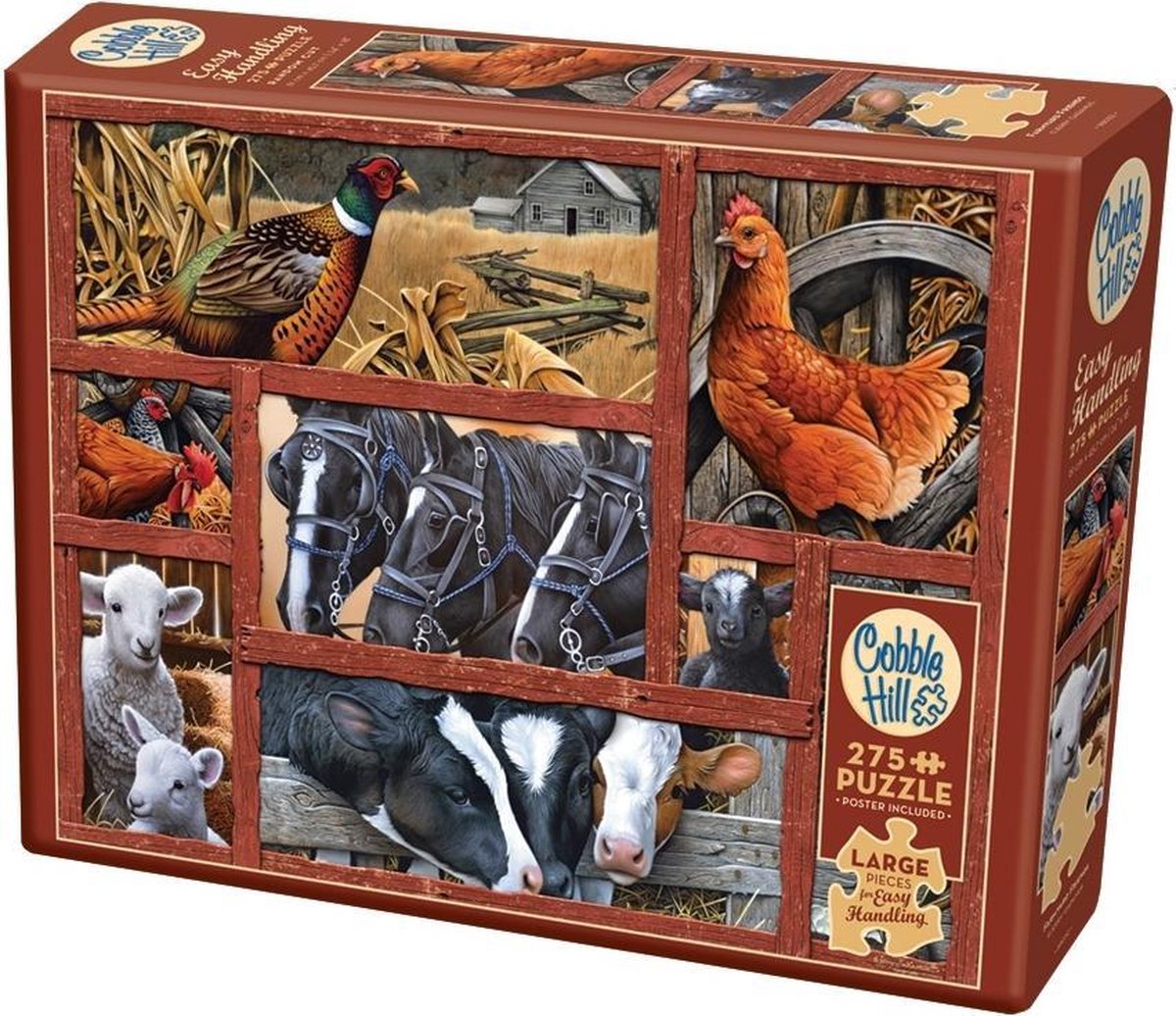 Cobble Hill Legpuzzel Farmyard Friends 275 Stukjes