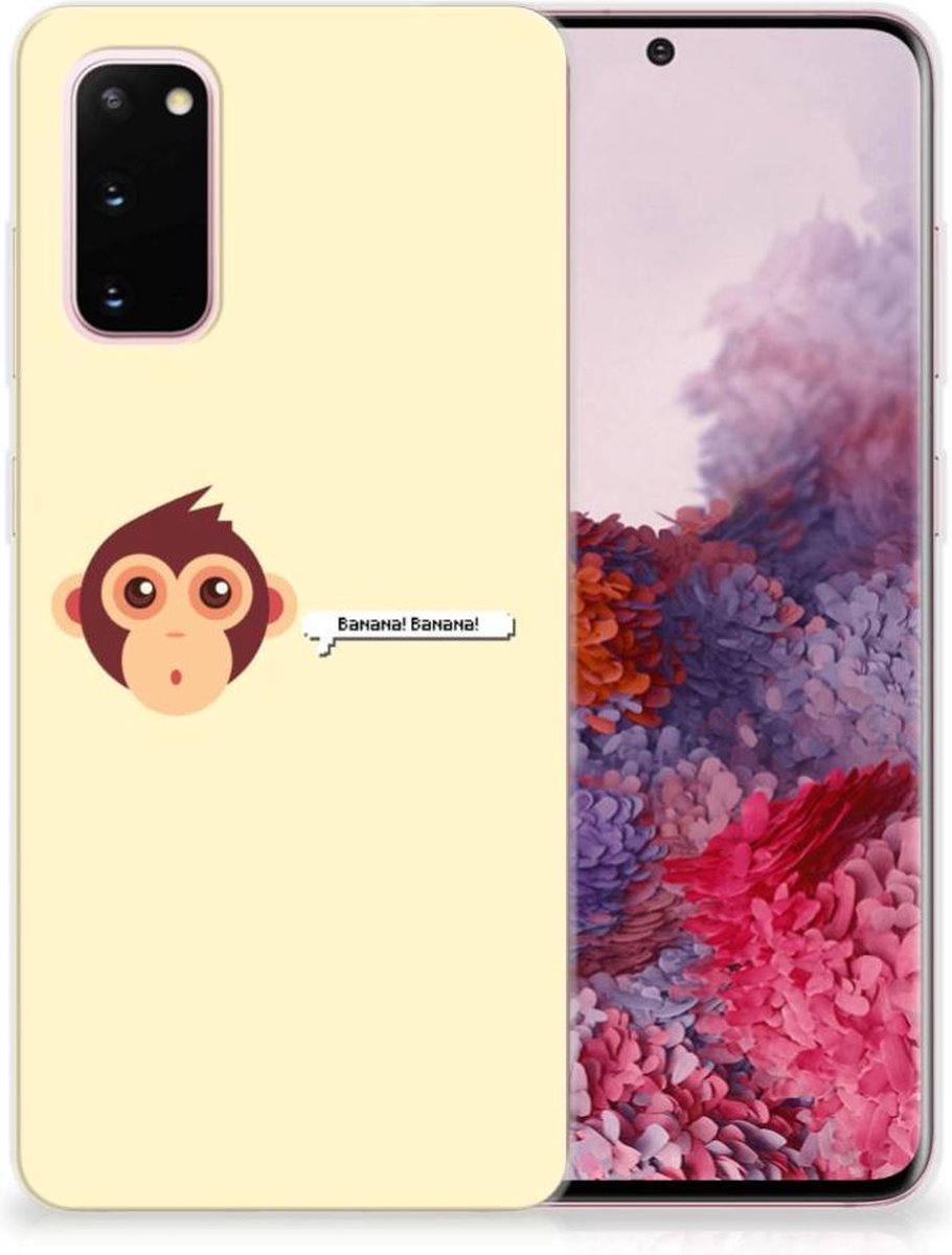 Samsung Galaxy S20 Telefoonhoesje met Naam Monkey