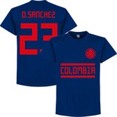 Colombia D. Sanchez 23 Team T-Shirt - Navy - XL