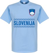 Slovenië Team T-Shirt - Licht Blauw - S