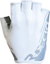 Roeckl Ilova Fietshandschoenen Unisex - Wit / Zilver - Maat S/M