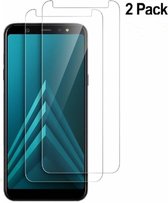 2 Stuks Samsung Galaxy A6 (2018) Beschermglas Tempered glass / Screenprotector
