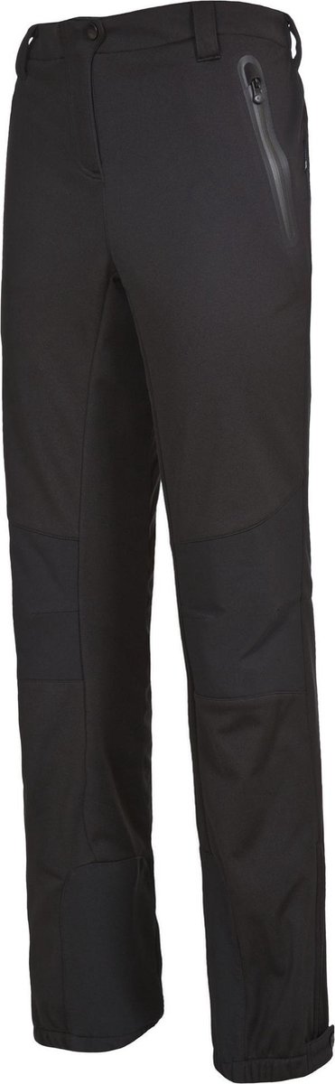DLX dameswandelbroek Sola Softshellbroek voor dames Zwart
