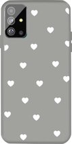 Hartjes TPU Back Cover - Samsung Galaxy S20 Hoesje - Grijs