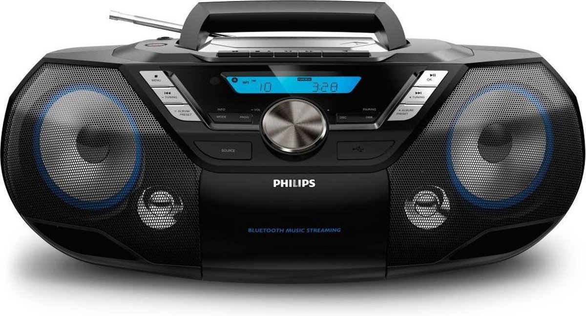 Philips AZB798T - Radio/CD-Speler met DAB+ - Zwart | bol