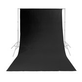 Nedis Achtergronddoek Voor Fotostudio 2,95 X 2,95 M Zwart