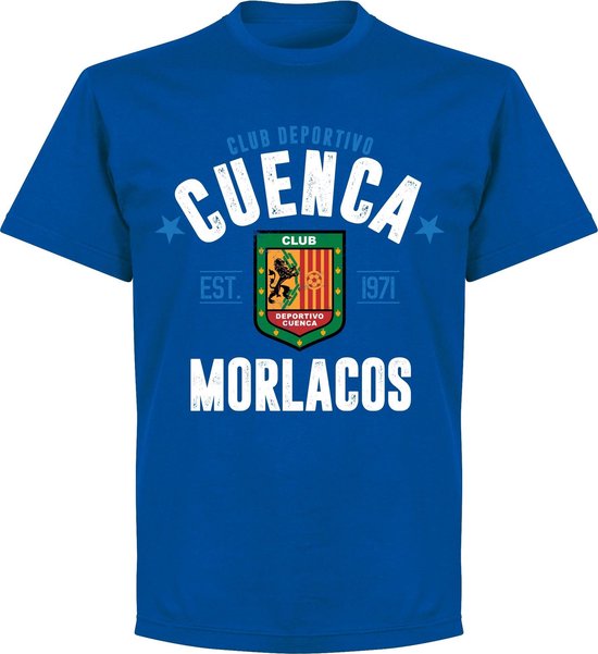 Deportivo Cuenca Established T-shirt - Blauw - 4XL