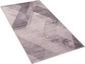 KALE - Laagpolig vloerkleed - Roze - 80 x 150 cm - Polyester