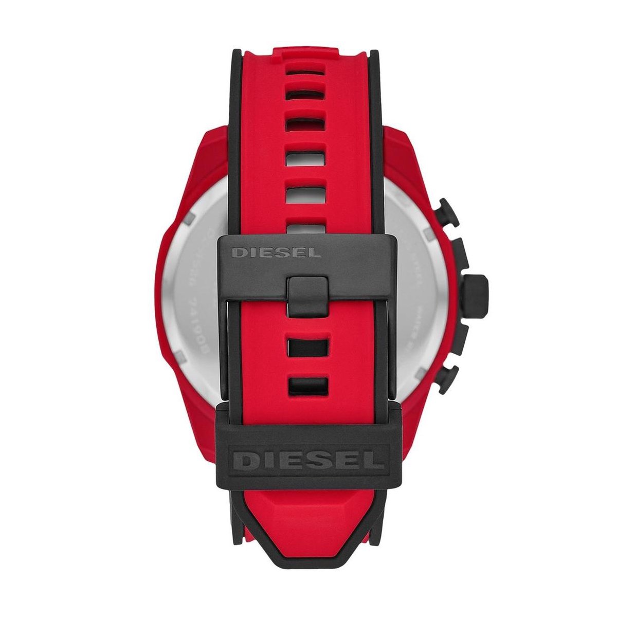 Diesel Mega Chief Chrono horloge - Rood,Zwart | bol.com