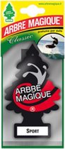 Arbre Magique Luchtverfrisser 12 X 7 Cm Sport  Zwart