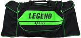 Sporttas Legend met 3 rits vakken zwart neon groen  Default