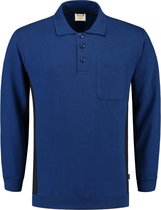 Pull polo Tricorp Bi-Color - Workwear - 302001 - bleu royal / marine - taille S