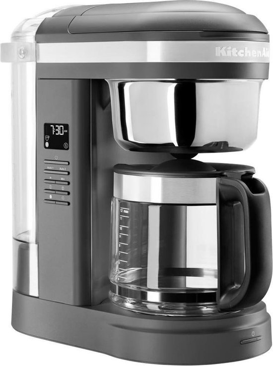 KitchenAid Filter Koffiezetapparaat 1,7L 5KCM1209EDG Houtskoolgrijs