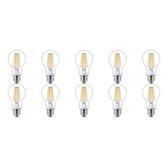 PHILIPS - LED Lamp 10 Pack - SceneSwitch Filament 827 A60 - E27 Fitting - Dimbaar - 1.6W-7.5W - Warm Wit 2200K-2700K | Vervangt 16W-60W - BSE