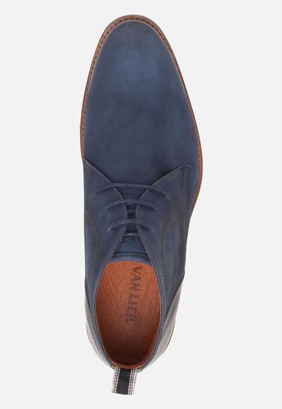 Van Lier Sabinus Heren Veterschoenen - Blauw - Maat 43 | bol.com