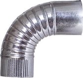 Bocht 90° Gegalvaniseerd 0.5mm (125mm)