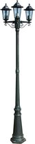 Tuinlantaarn Preston 3-arms 215 cm groen