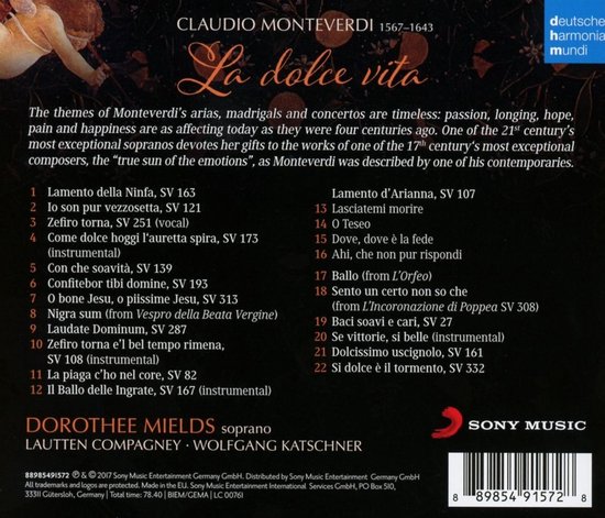 C. Monteverdi - La Dolce Vita
