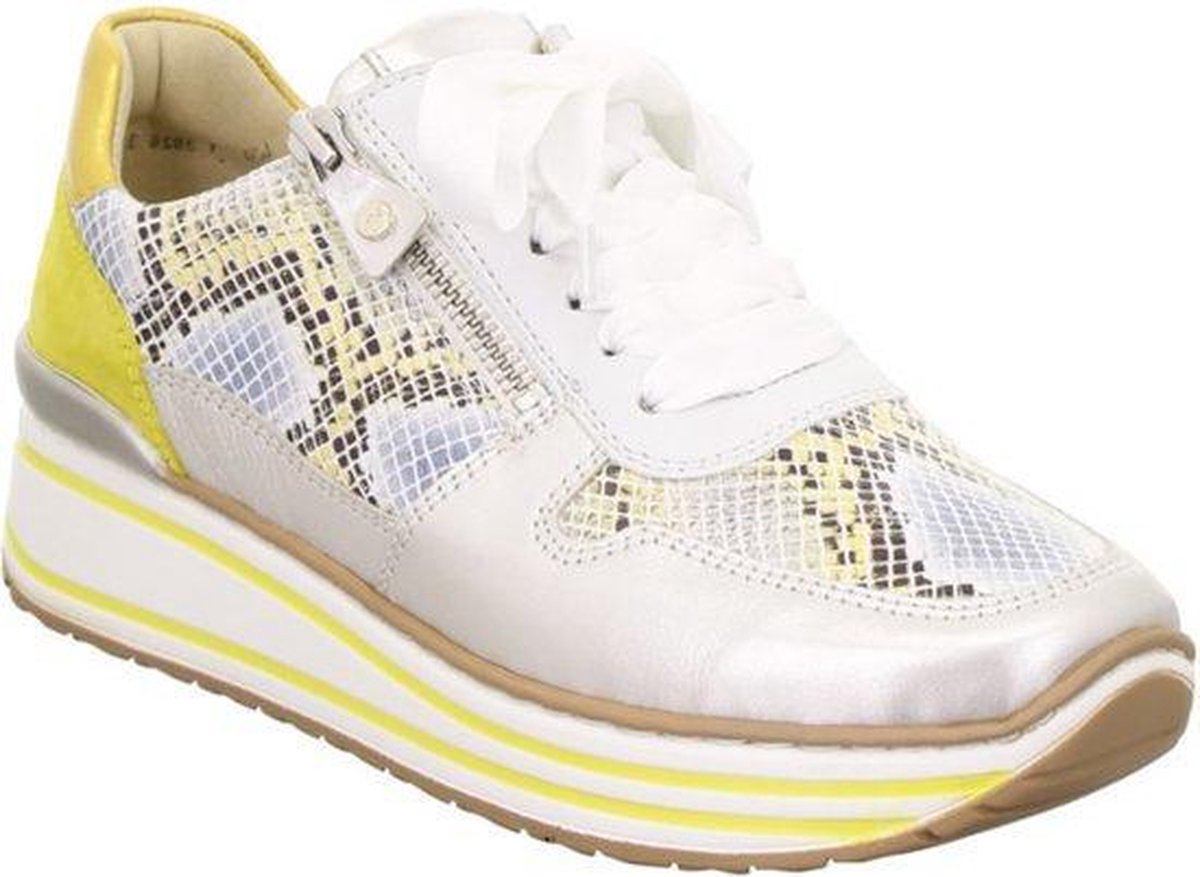 Ara 12-32461-76 Sneaker zilver geel