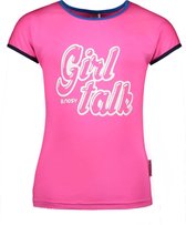B.Nosy T-shirt with contrast binding and chest artwork pink glo