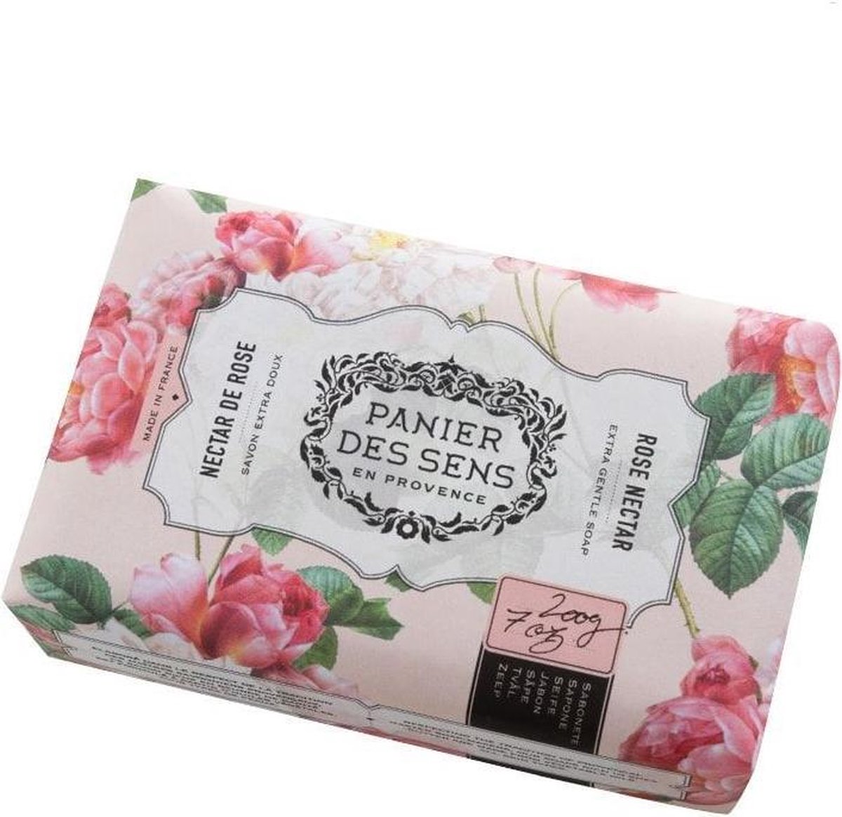 Panier Des Sens Shea Butter Soaps Extra Gentle Soap Zeep Rose Nectar 200gr