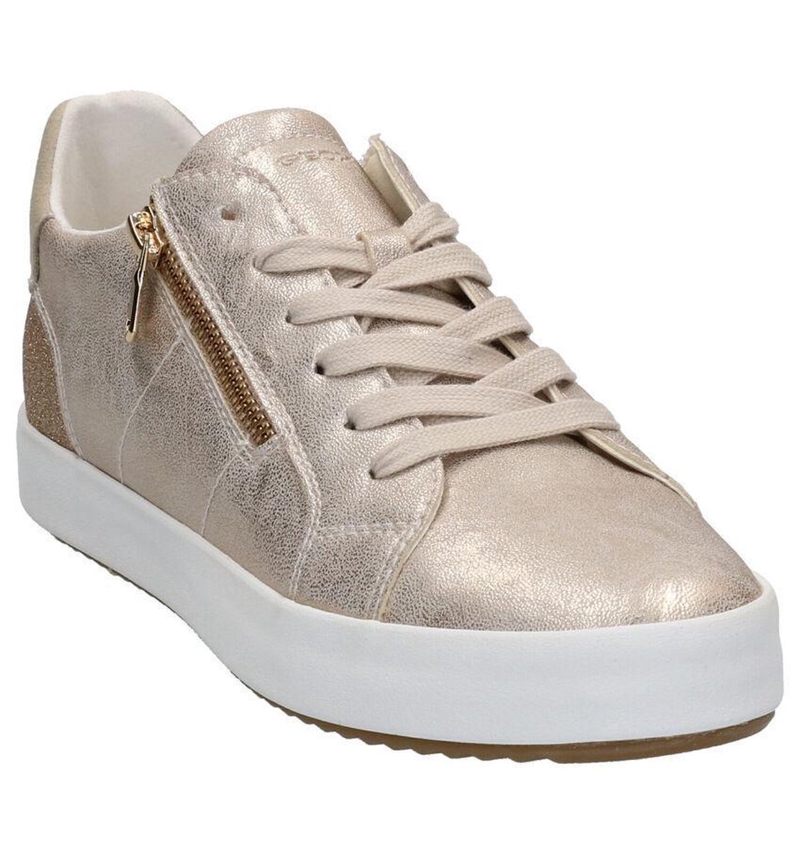 Geox Blomie Gouden Veterschoenen Dames 35 Geox Blomie Gouden Veterschoenen Dames 35