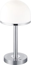 LED Tafellamp - Trion Berl - 4W - Warm Wit 3000K - Dimbaar - Rond - Mat Nikkel - Aluminium - BSE