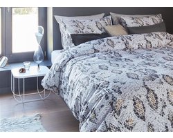 Beddinghouse Boa Dekbedovertrek - Tweepersoons - 200x200/220 cm - Grey