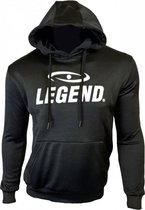 Legend Trendy hoodie  zwart Maat: XXXXS