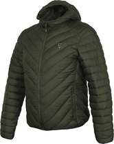 Fox Collection Quilted Jacket - Green Silver - Maat S - Groen