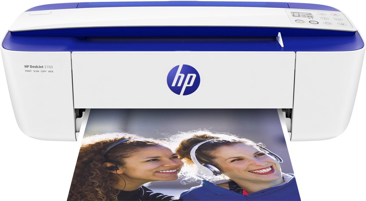 Zich verzetten tegen Bloeden Neerwaarts HP DeskJet 3760 - All-in-One Printer | bol.com