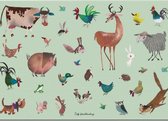 Bekking & Blitz - Placemat - Kunststof placemat - Kunst - Dieren - Uniek design - Fiep Westendorp