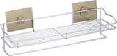 Alpina Badkamerrek - Verchroomd - Zonder Boren - 40 x 10 x 10 Cm