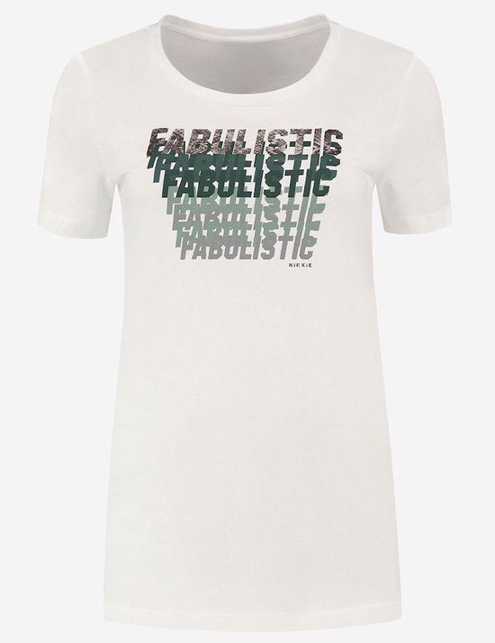Nikkie By Nikkie Plessen Fabulistic T-Shirt Off White | bol.com