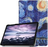 Samsung Galaxy Tab A 10.5 Tri-Fold Book Case met Sterrenhemel