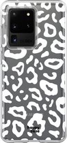 HappyCase Samsung Galaxy S20 Ultra Hoesje Flexibel TPU Luipaard Print