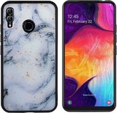 BackCover Marble Glitter voor Samsung M20 Blauw