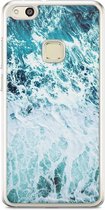 Casimoda® hoesje - Geschikt voor Huawei P10 Lite - Oceaan - Siliconen/TPU - Soft Case - Blauw - Water