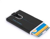 Piquadro Blue Square Leren RFID Creditcardhouder - Zwart