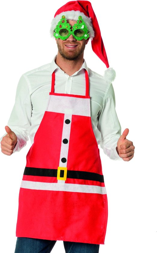 Schort Kerstman | Perfect voor kerstkookavonturen