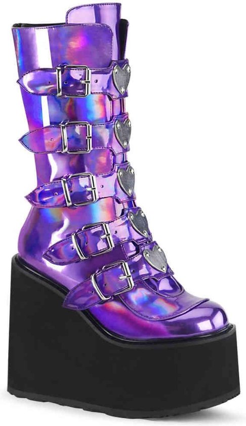 Demonia Boots -37 Chaussures- SWING-230 Violet
