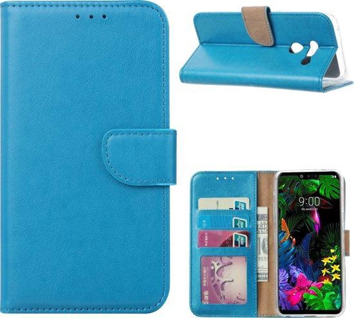 Xssive Hoesje voor LG G8 ThinQ - Book Case - Turquoise