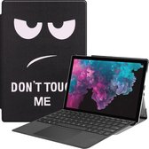 Microsoft Surface Pro 7 hoes - Tri-Fold Book Case - Don't Touch Me